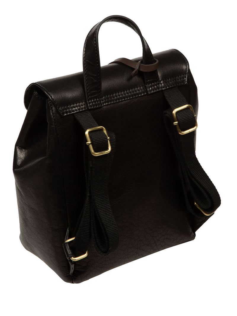 Conkca Black Belle leather backpack, UK version