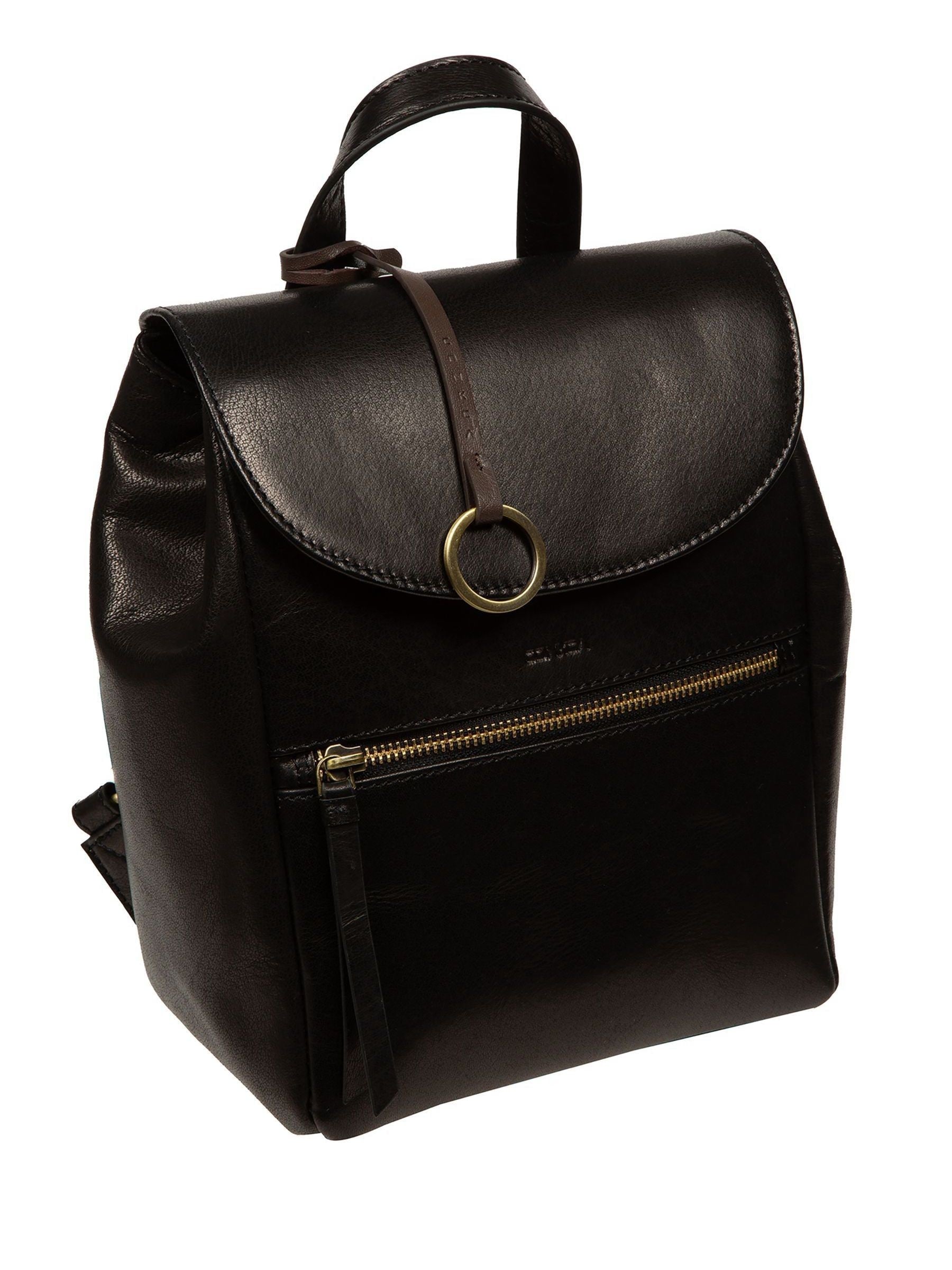 Conkca Black Belle leather backpack, UK version