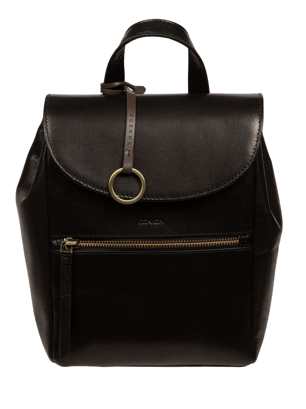 Conkca Black Belle leather backpack, UK version