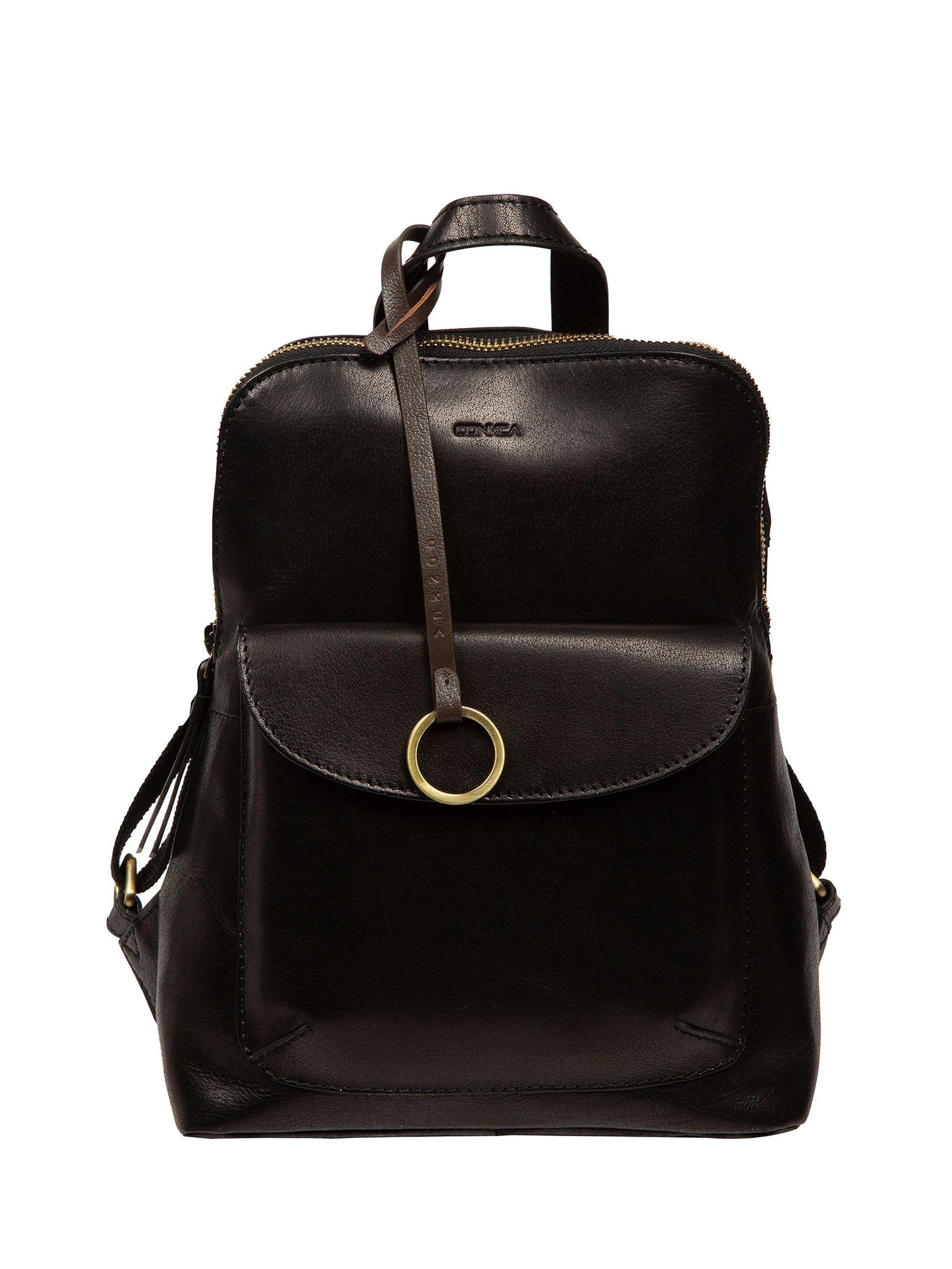 Conkca Brielle leather backpack 29cm - British product