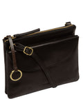 Conkca Black Marietta leather cross-body bag, UK version