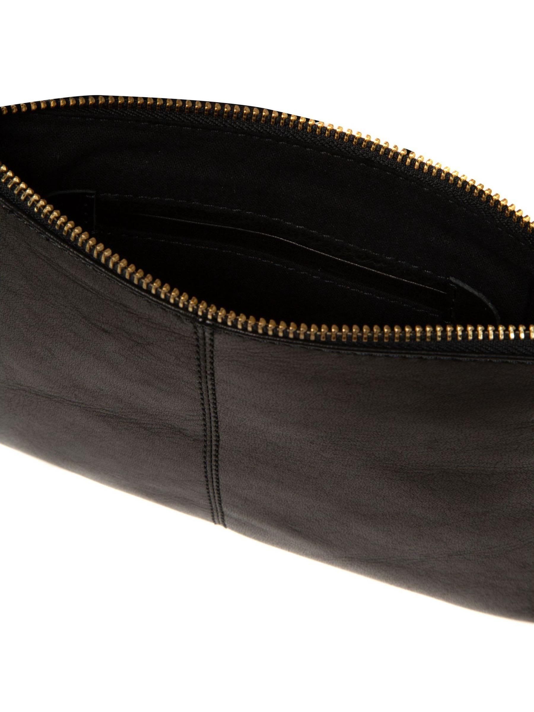 Conkca Black Marietta leather cross-body bag, UK version