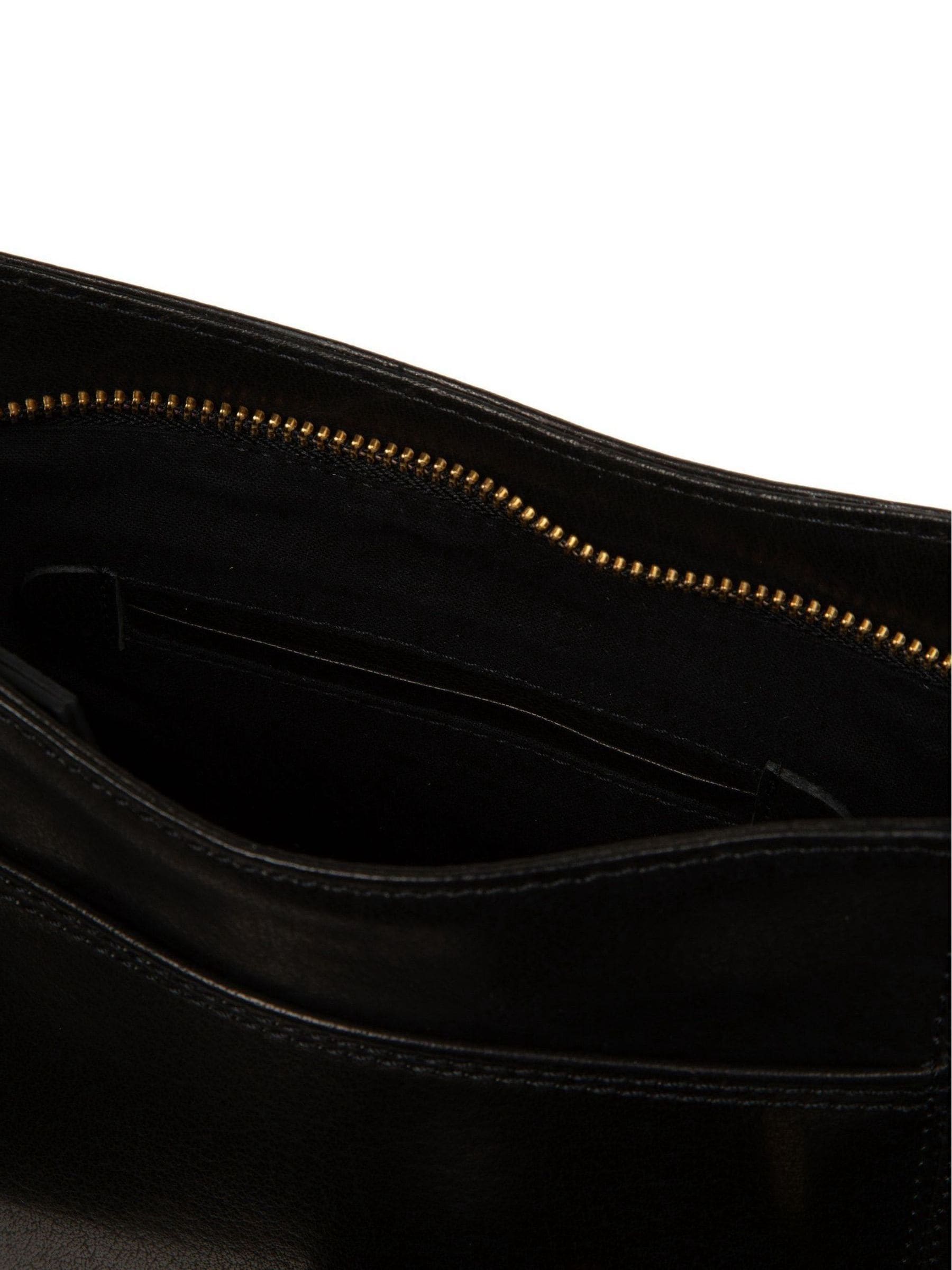 Conkca black Clementine leather cross-body bag, UK version