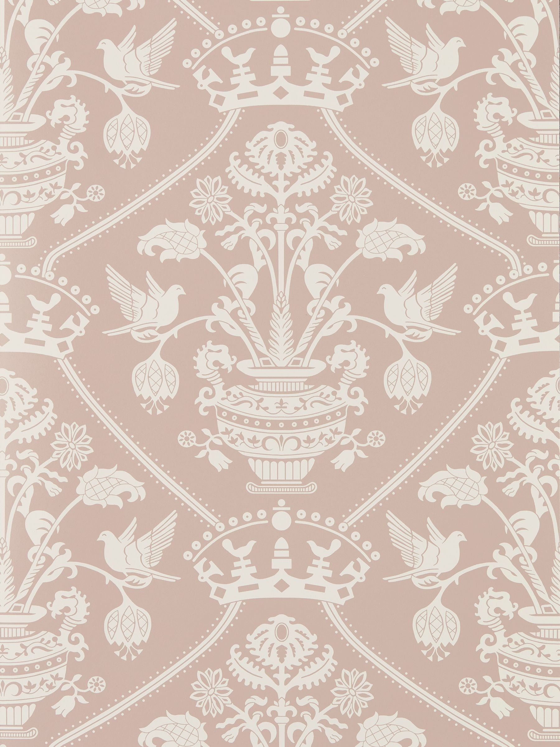 Sanderson Highgrove Damask wallpaper 10m roll (British brand)
