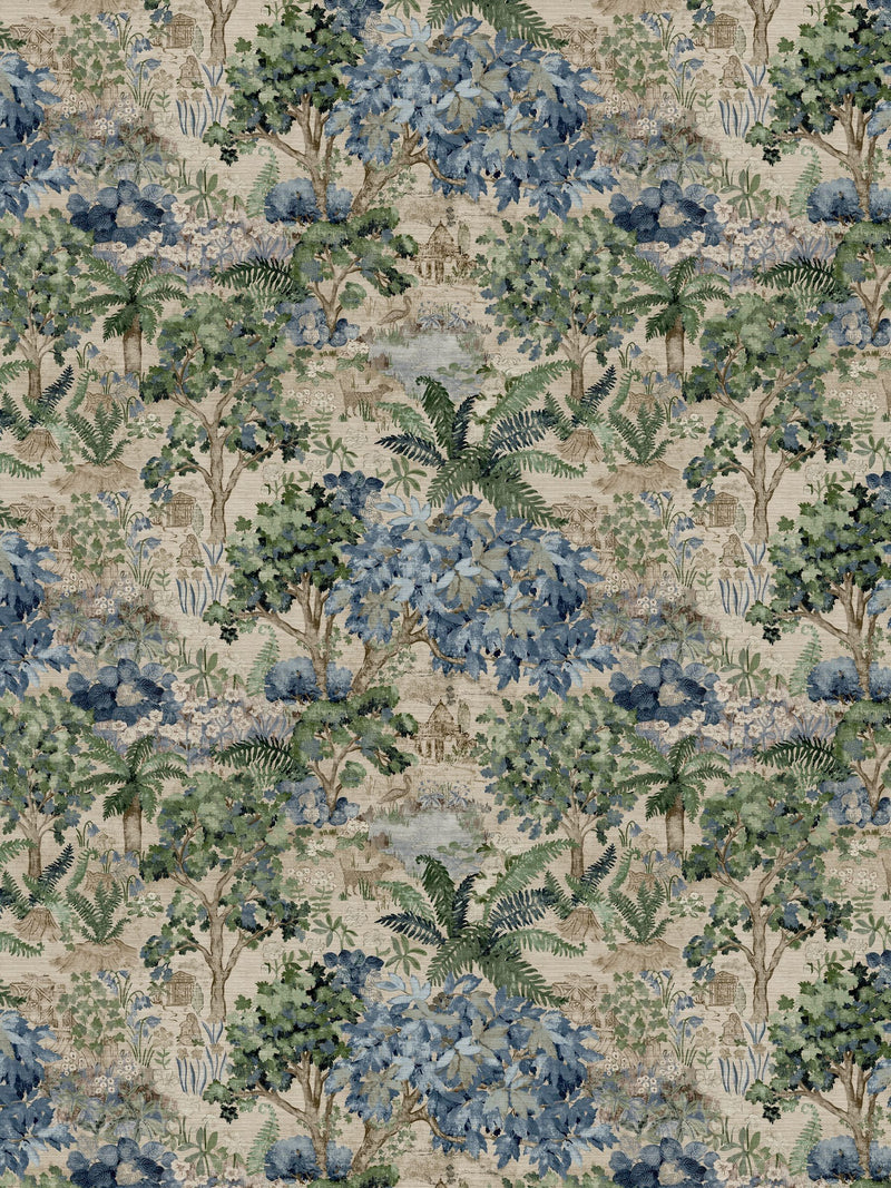 Sanderson Lichen Highgrove Wallpaper The Stumpery 10M