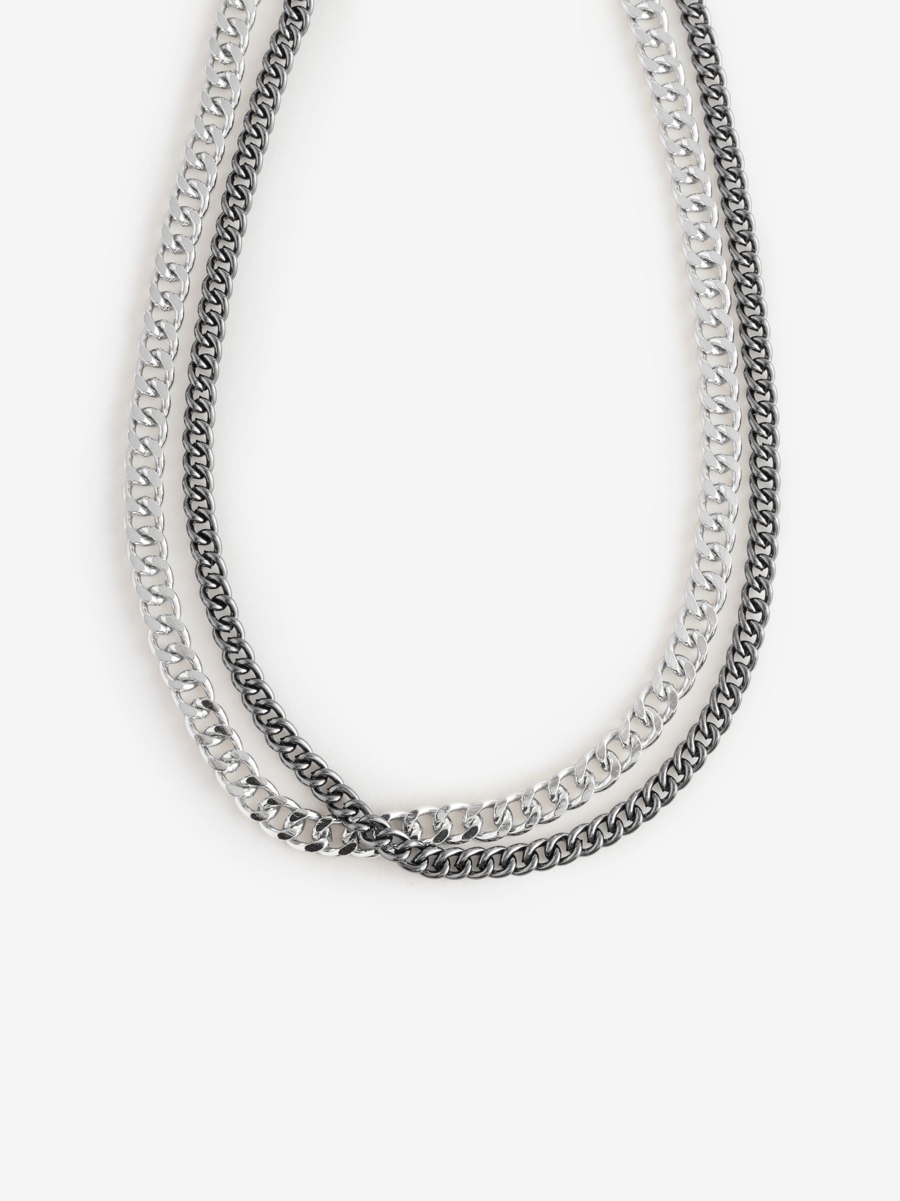Curb chain necklace pack, imported from the UK