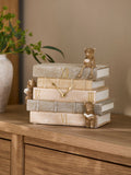 Natural Hamish Books Clock