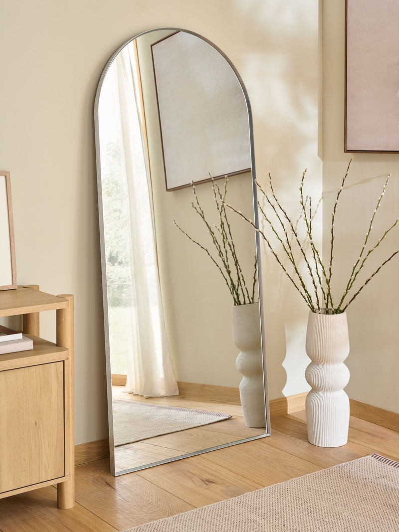 Arch Full Length Wall Mirror with Gold Metal Frame - Home Décor - 171cm x 75.5cm