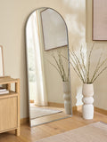 Arch Full Length Wall Mirror with Gold Metal Frame - Home Décor - 171cm x 75.5cm