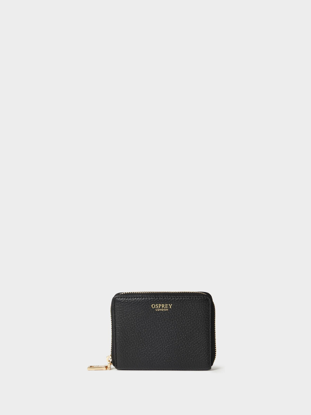 Osprey London small black leather purse, UK version