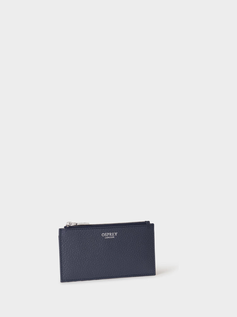 Osprey London brown small leather card pouch (British brand)