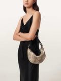 AllSaints White Luna Micro Snake Bag - British product