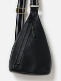 Oliver Bonas black belt bag with gold hardware, imported from the UK