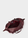Osprey London red leather weekender bag 46cm, UK version
