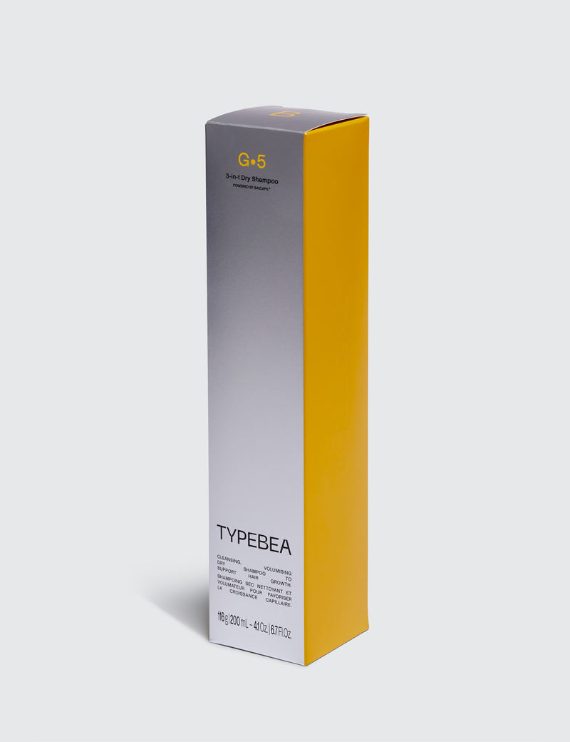 TYPEBEA G5 3-in-1 dry shampoo spray 200ml, UK version
