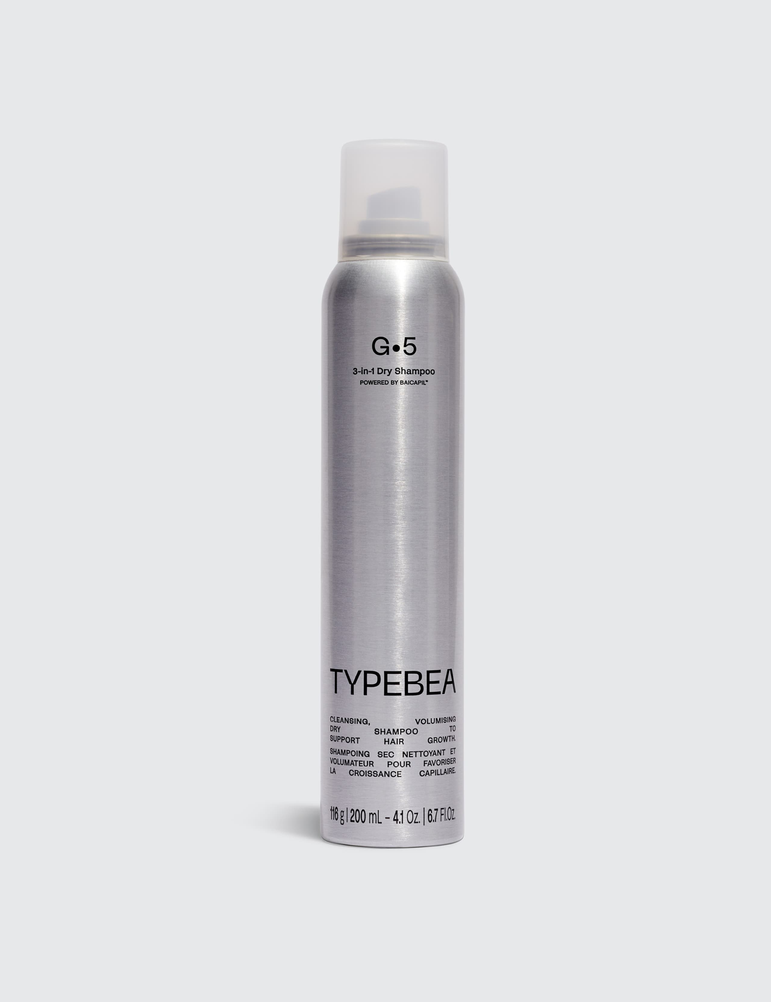 TYPEBEA G5 3-in-1 dry shampoo spray 200ml, UK version