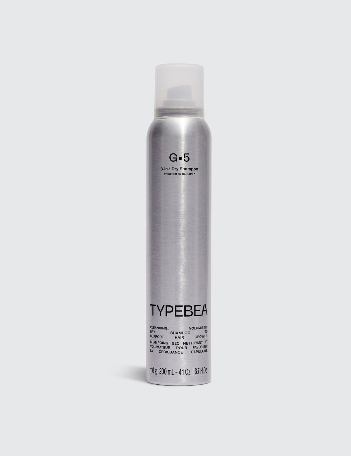 TYPEBEA G5 3-in-1 dry shampoo spray 200ml, UK version