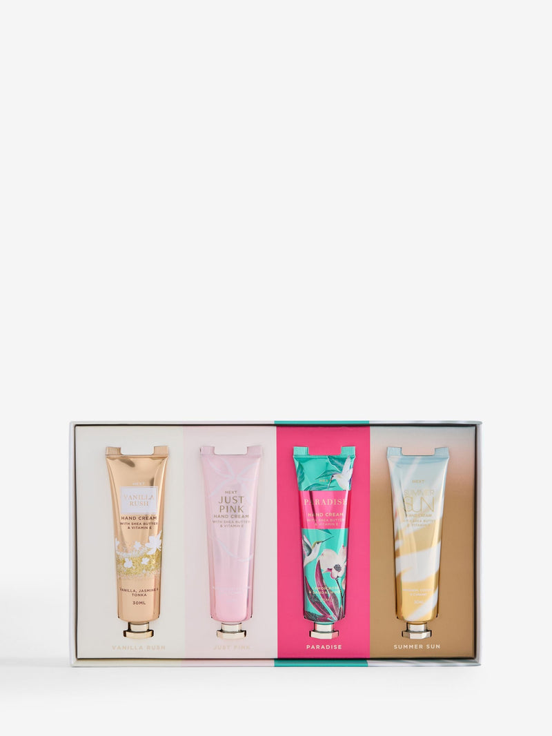 Set of four mini hand creams from UK brand (British brand)