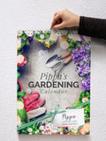 PMC personalised A4 gardening calendar, UK version