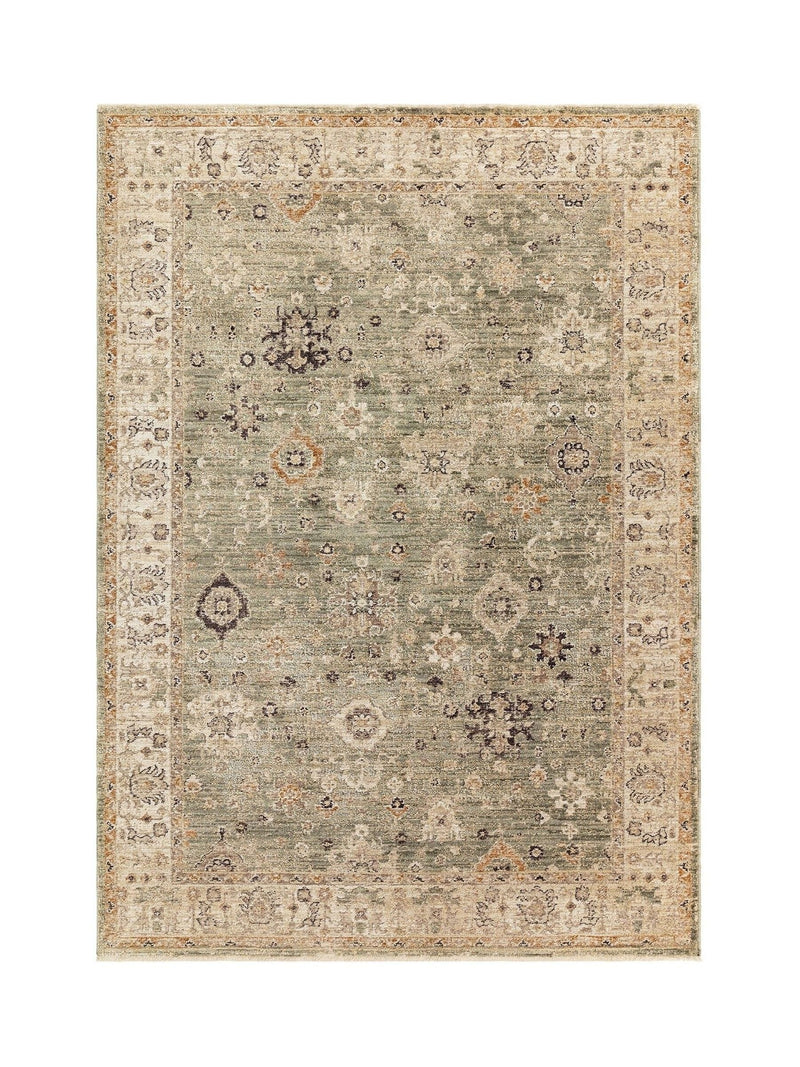 Asiatic Rugs Green Heriz ornate rug, UK version