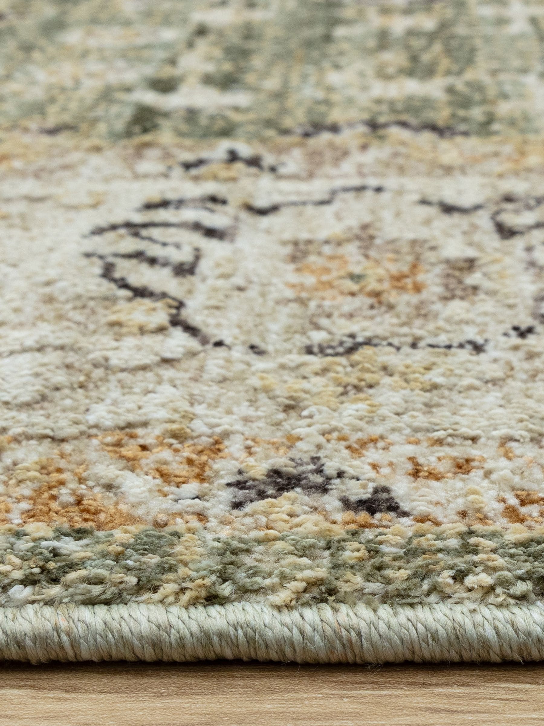 Asiatic Rugs Green Heriz ornate rug, UK version