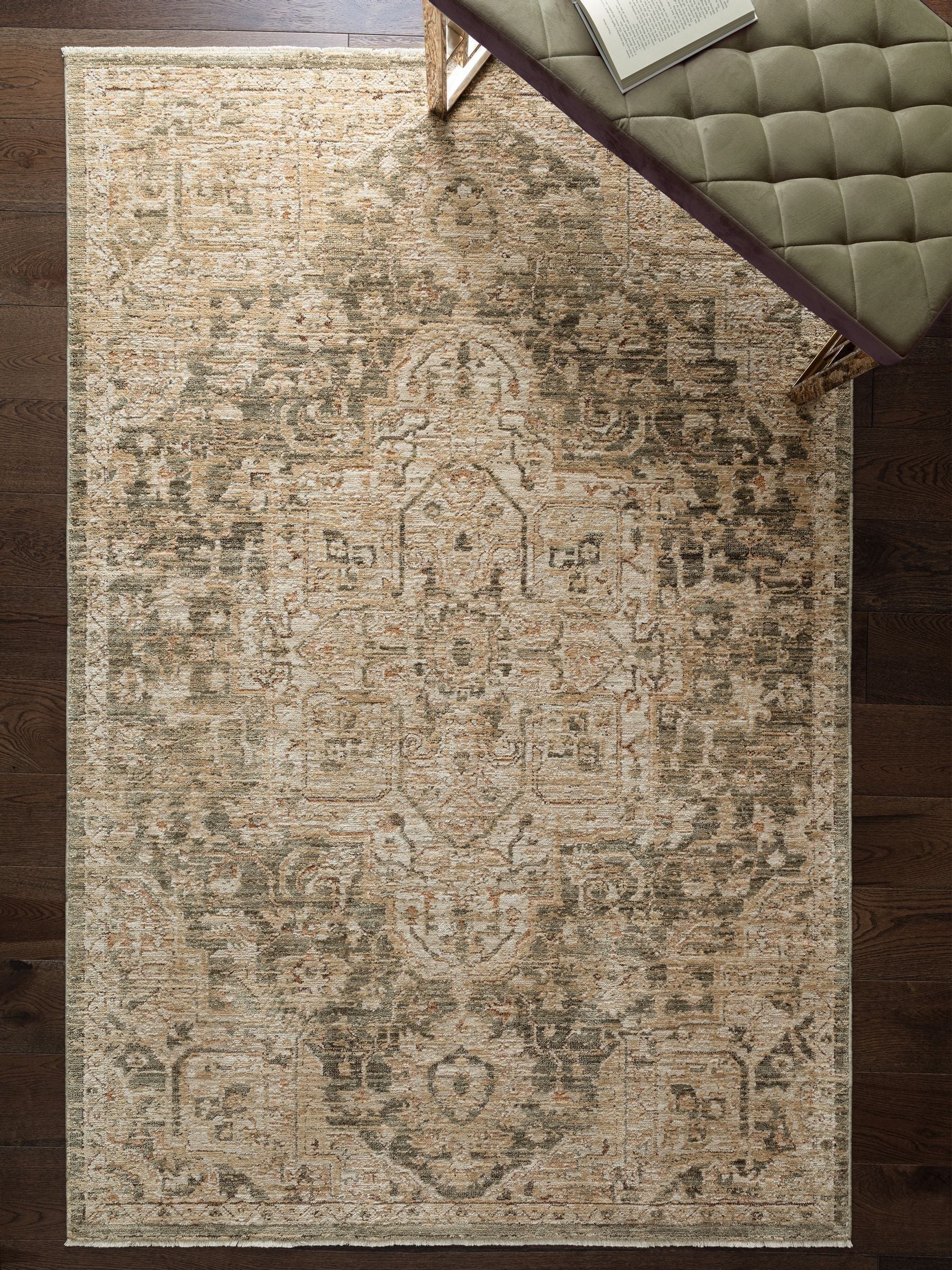 Asiatic Rugs Green Heriz Serapi Rug