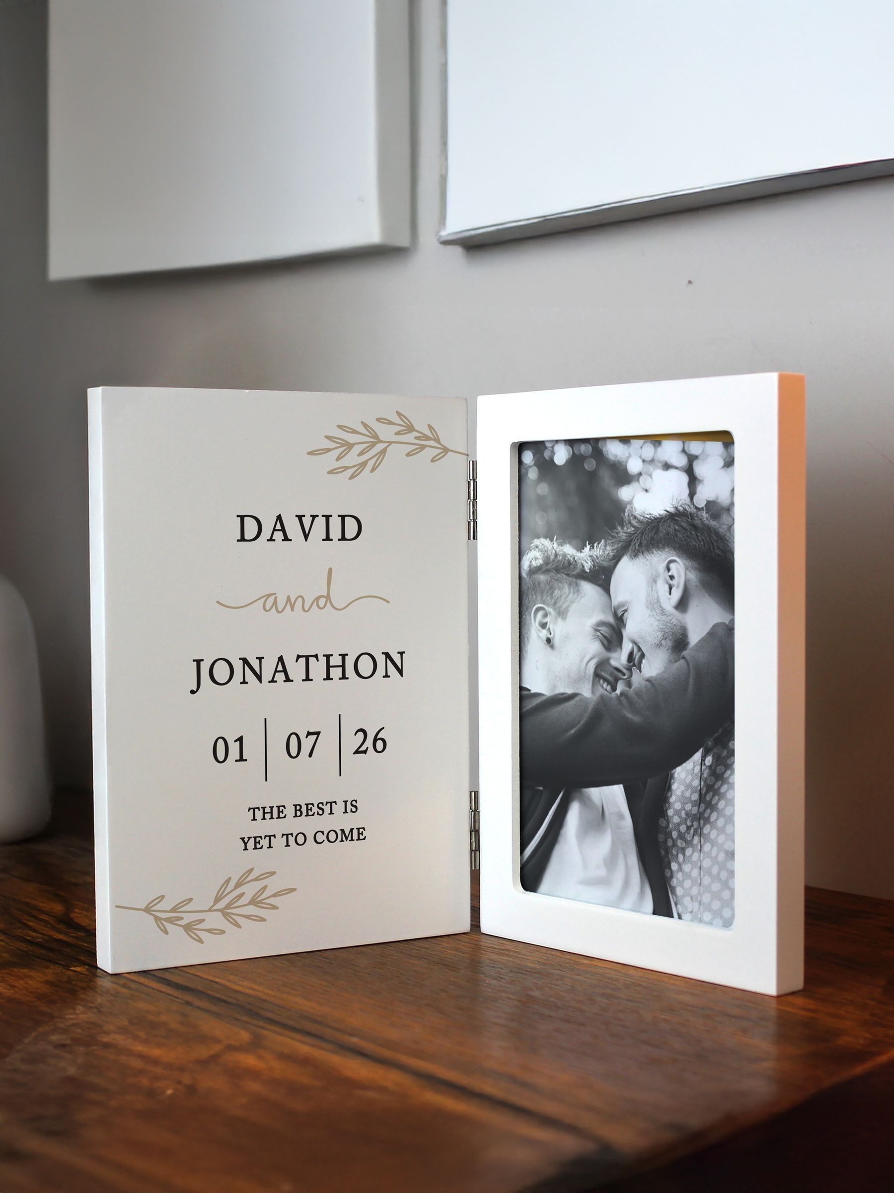 PMC personalised anniversary photo frame 6x4 (British brand)