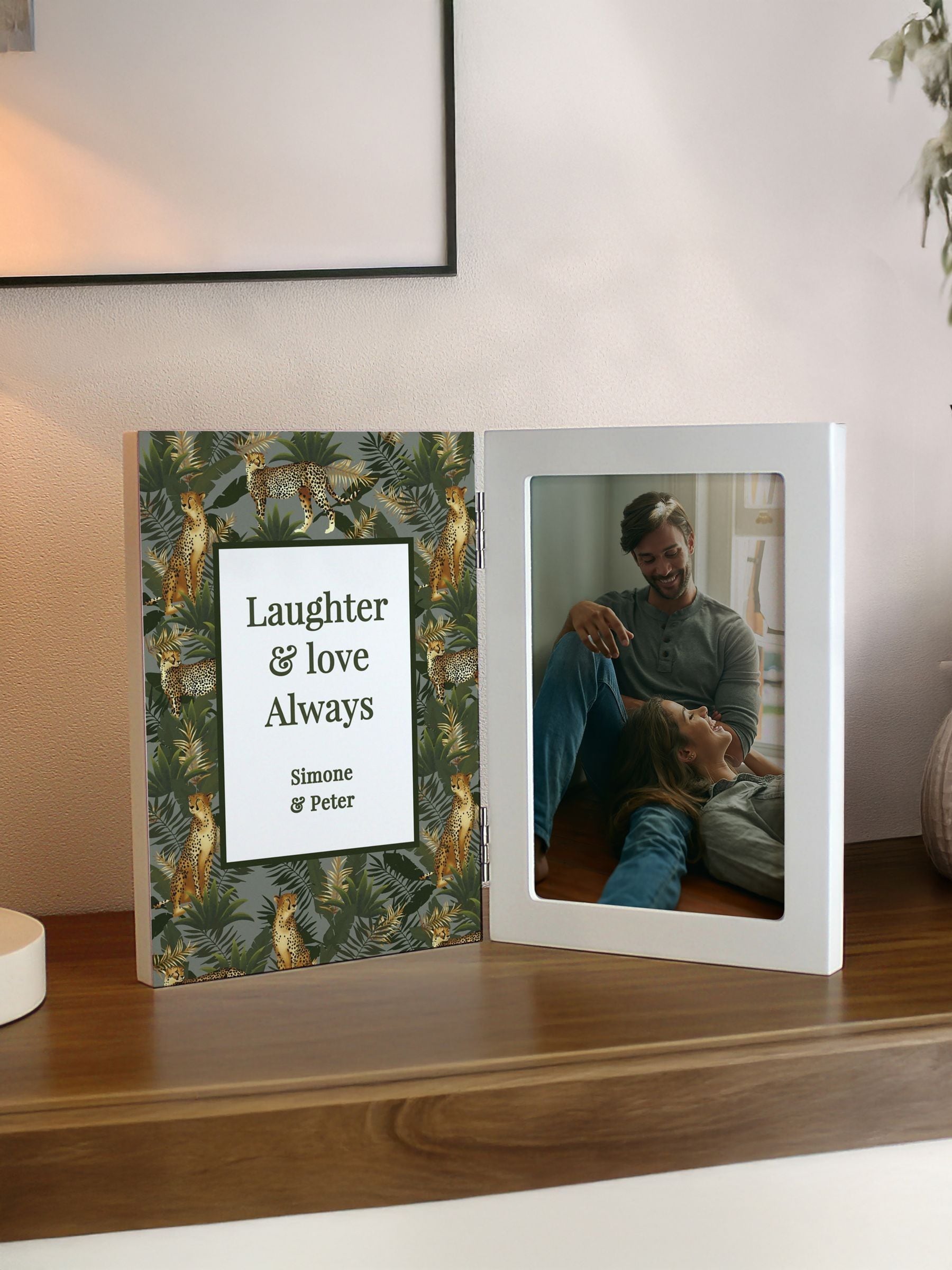 PMC leopard print 6x4 photo frame, imported from the UK