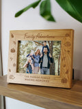 PMC personalised autumn 6x4 wooden photo frame (British brand)