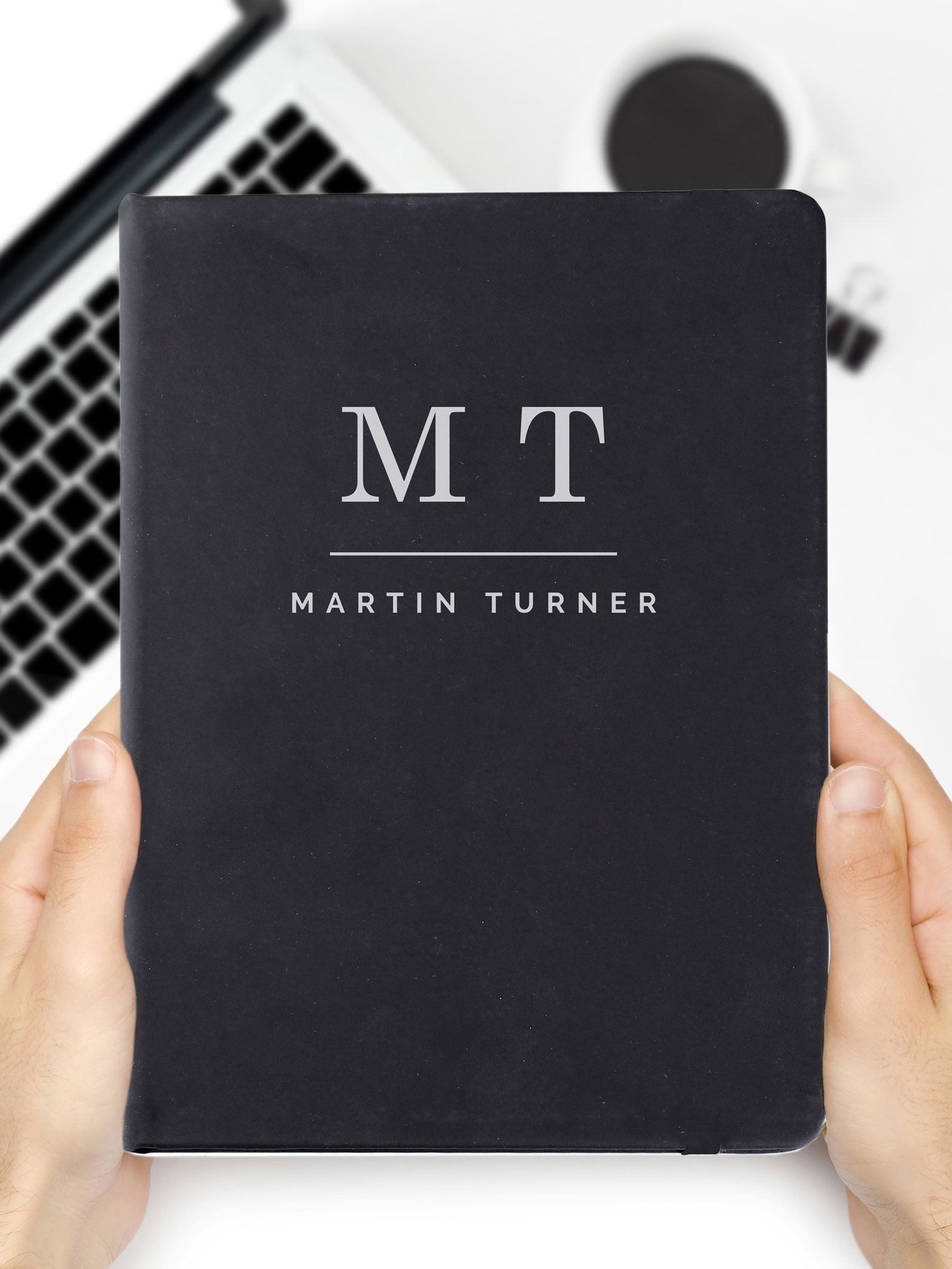 PMC personalised initials A5 notebook - British product