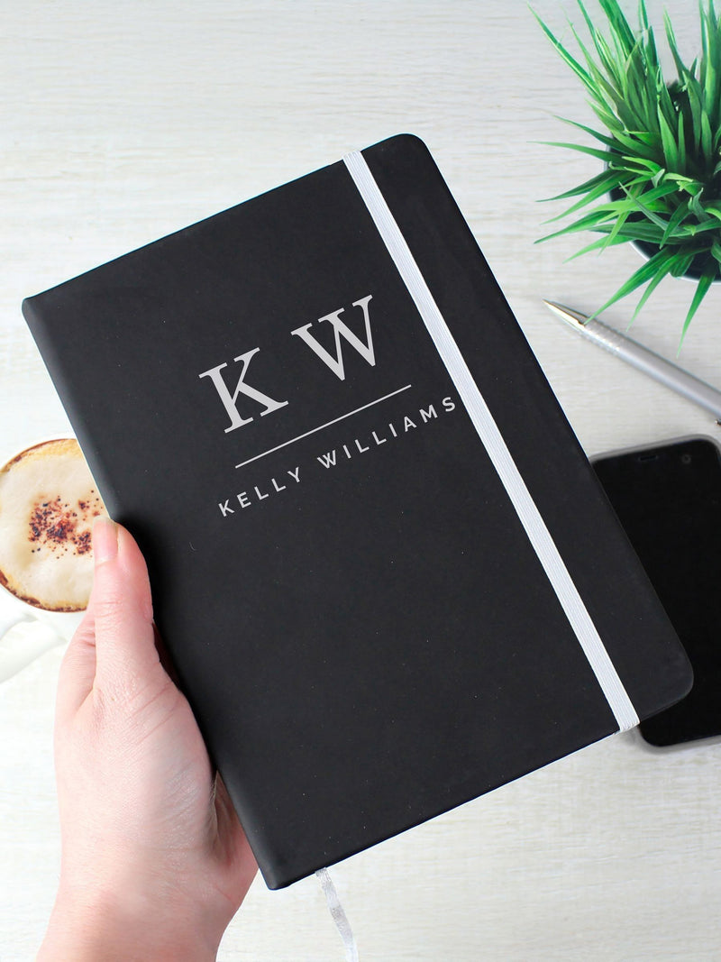 PMC personalised initials A5 notebook - British product
