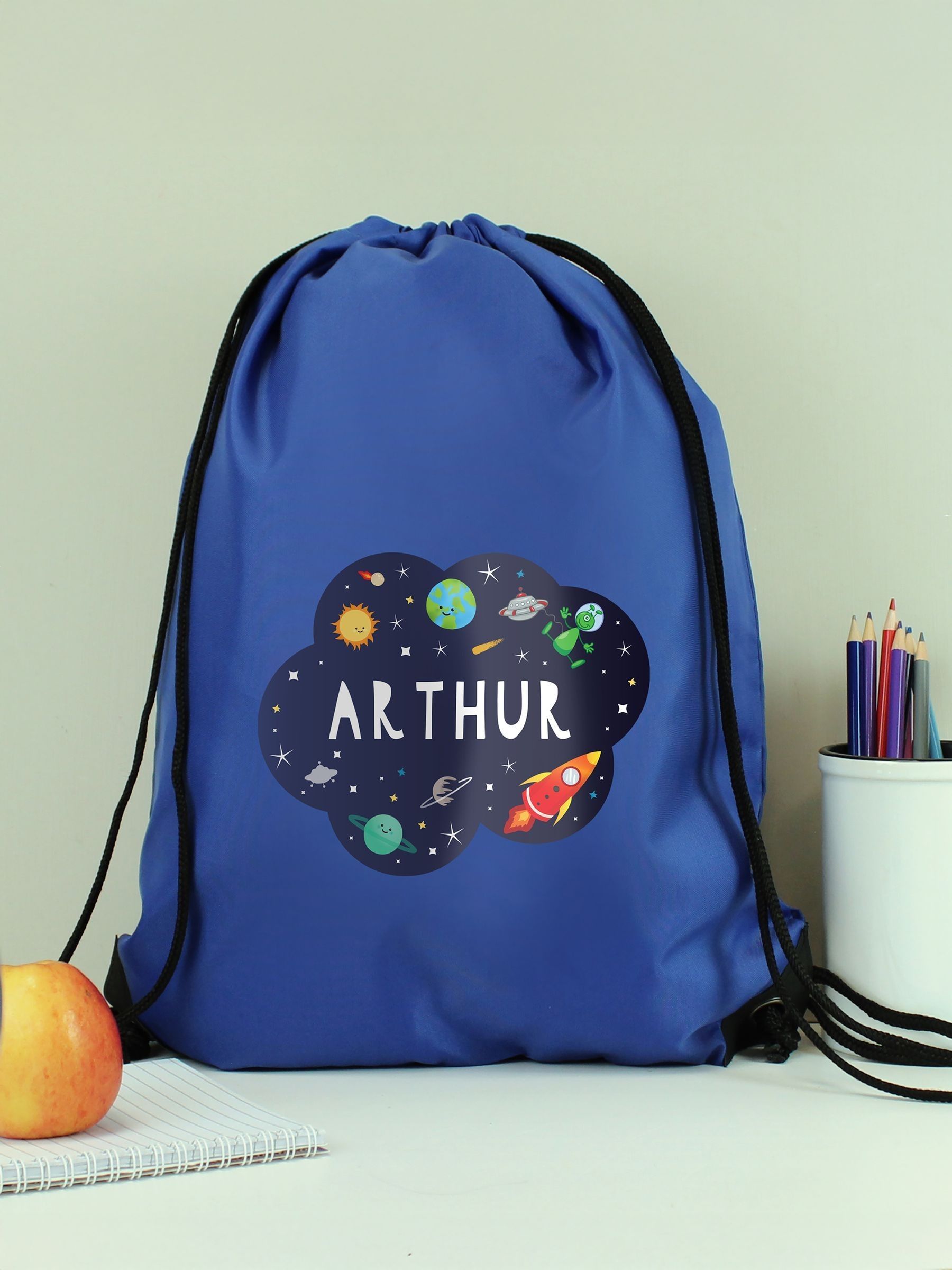 PMC Space kit bag personalised with name, UK version