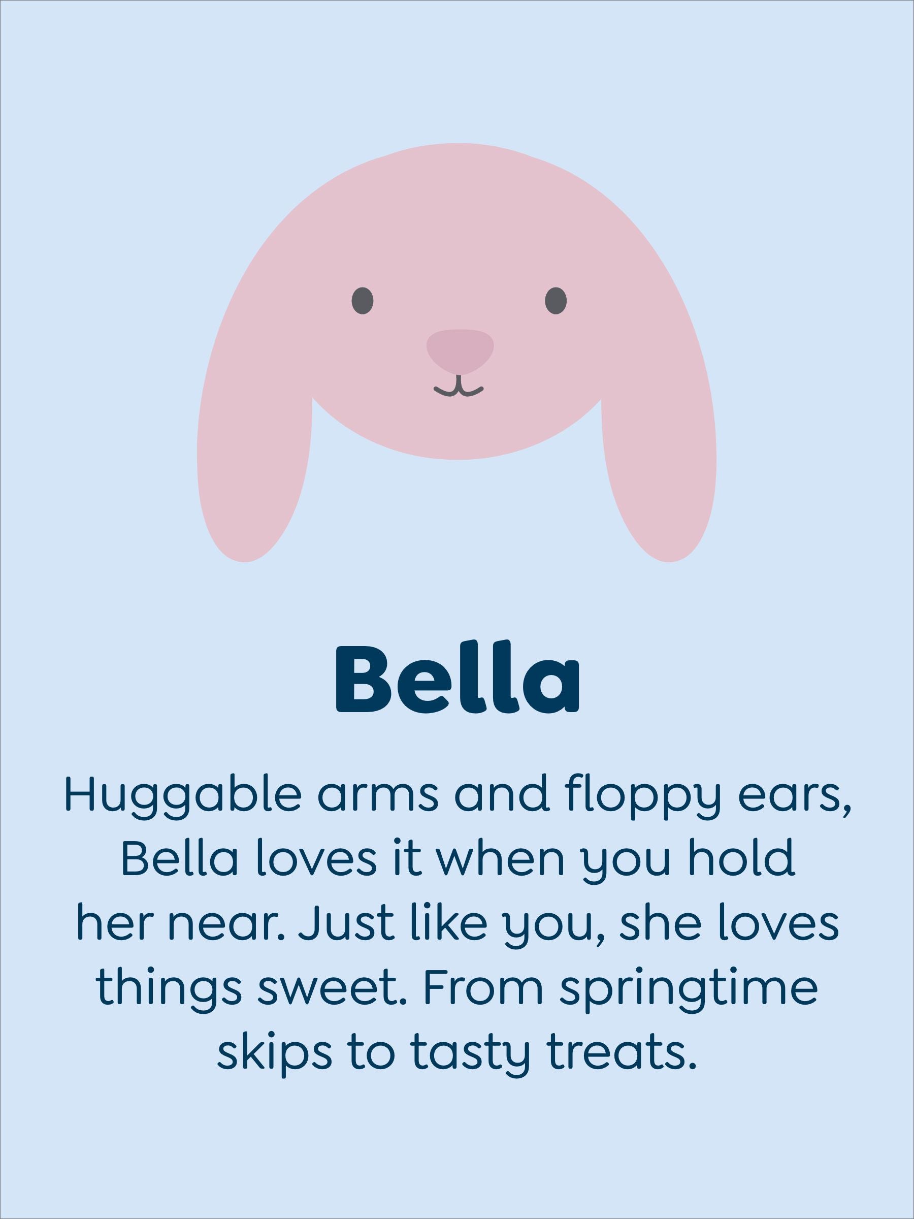 JoJo Maman Bébé Bella Bunny large soft toy, UK version