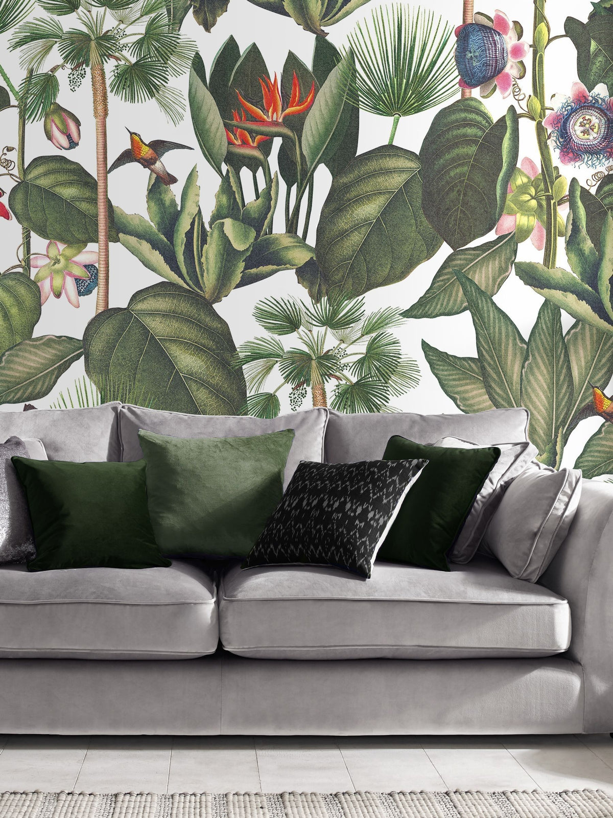 Graham & Brown Botanique Jungle mural sample A4 (British brand)
