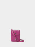 Osprey London Black Madison Leather Phone Bag