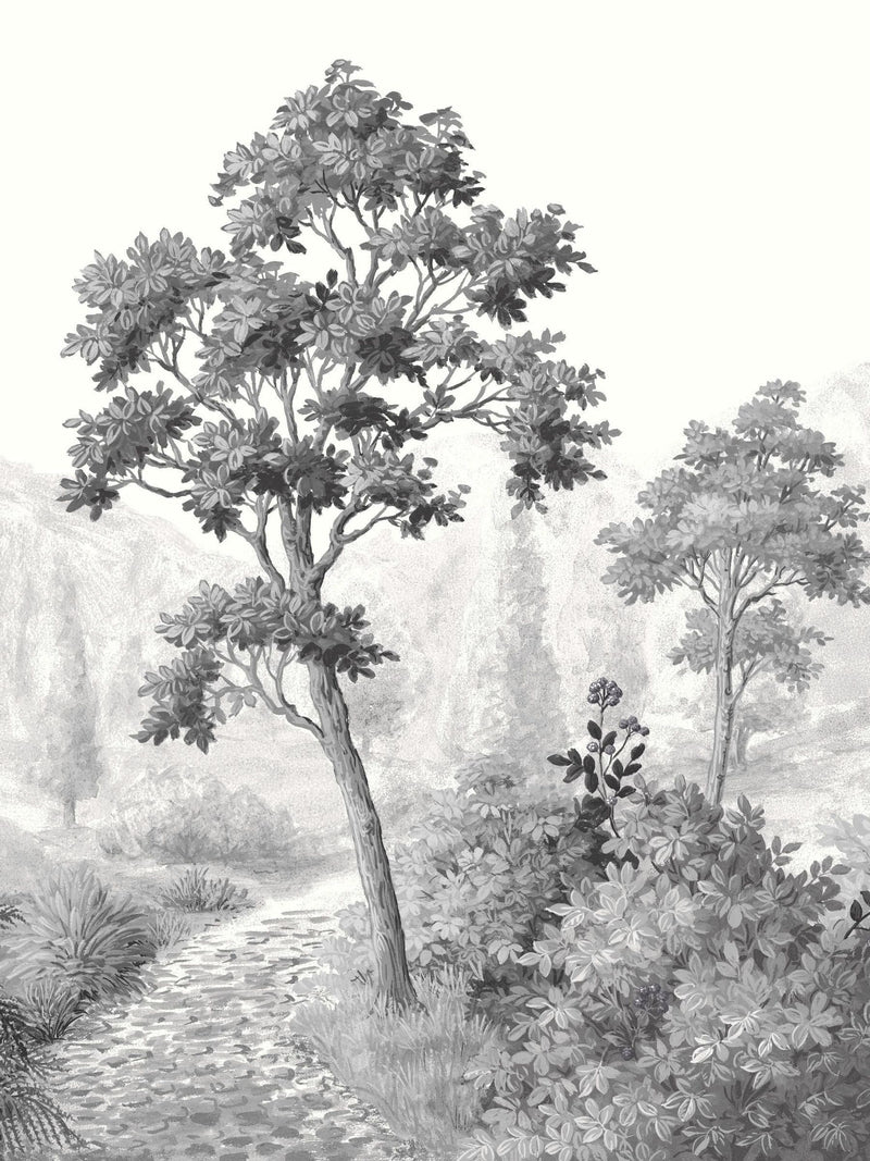 Graham & Brown Green Grizedale A4 mural sample, imported from the UK