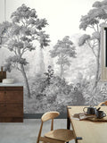 Graham & Brown Green Grizedale A4 mural sample, imported from the UK