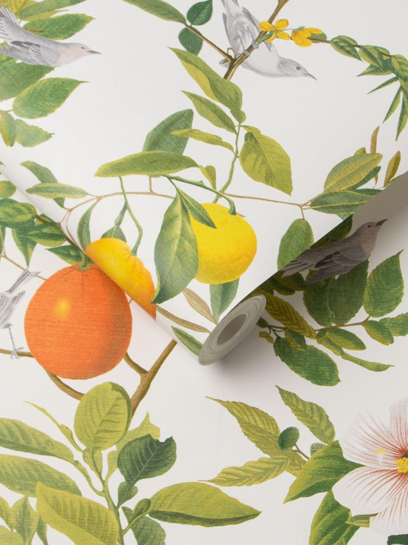 Graham & Brown White Amalfi wallpaper sample A4 (British brand)
