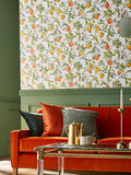 Graham & Brown White Amalfi wallpaper sample A4 (British brand)