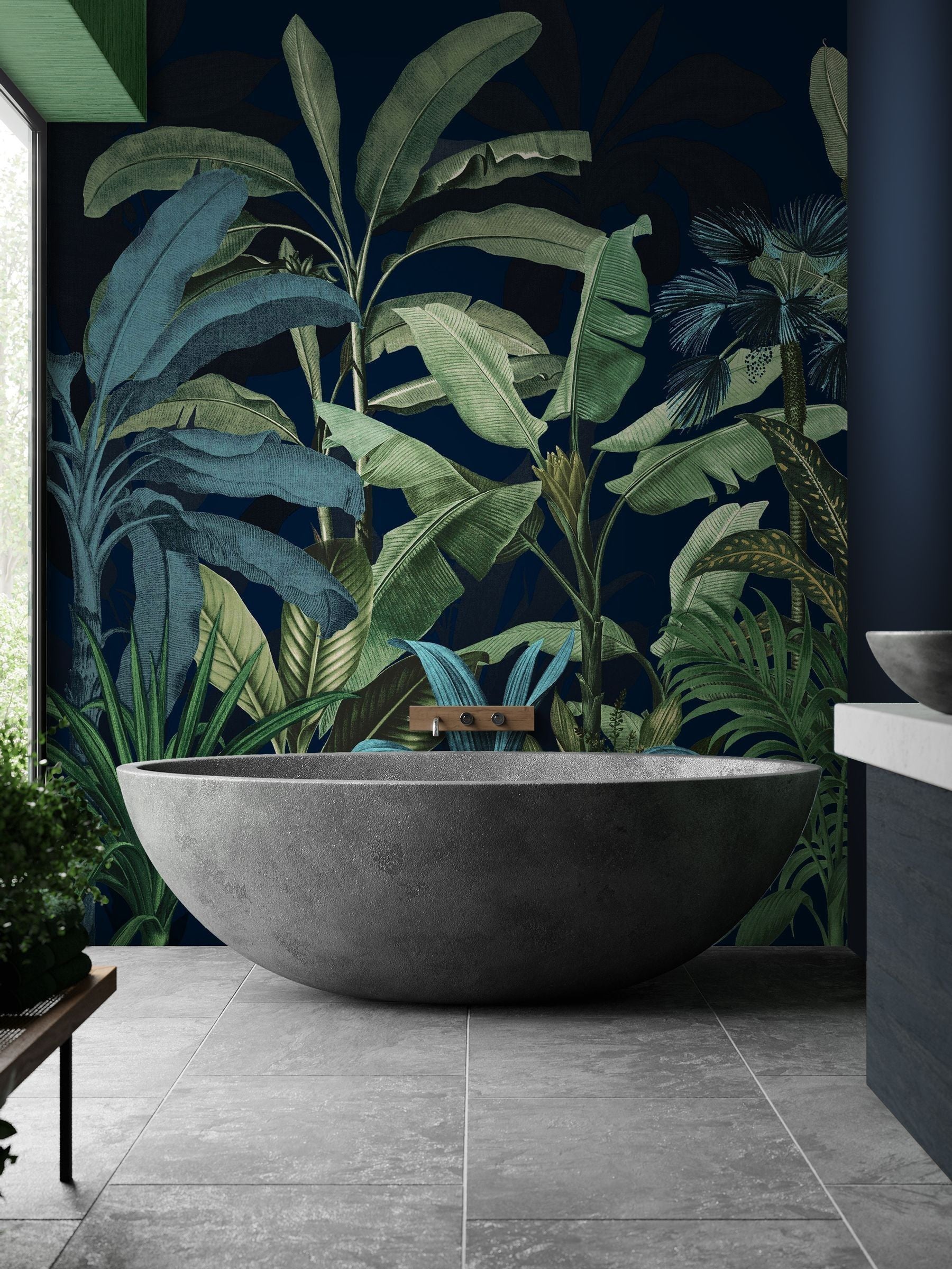 Graham & Brown Nightfall Congo A4 Mural Sample