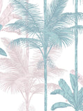 Graham & Brown wallpaper sample Blush Green Jungle A4, imported from the UK