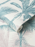 Graham & Brown wallpaper sample Blush Green Jungle A4, imported from the UK