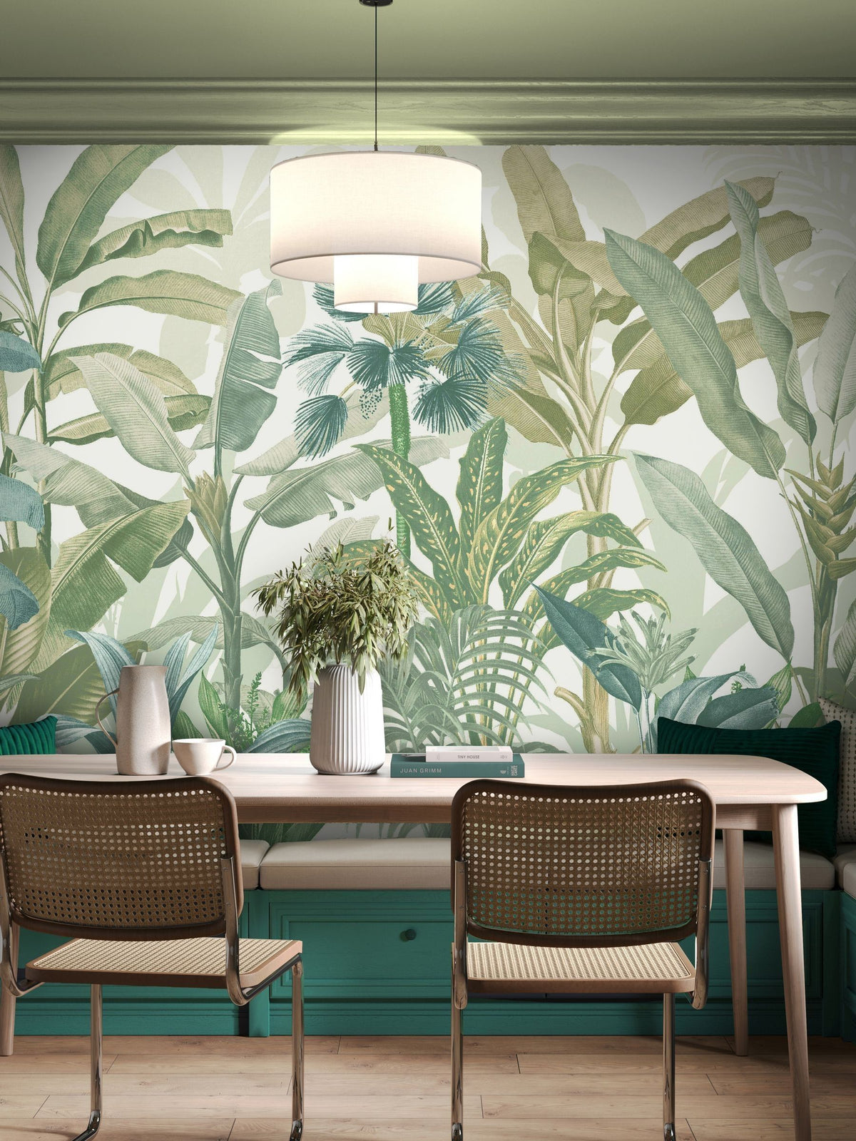 Graham & Brown Sage Congo A4 Mural Sample