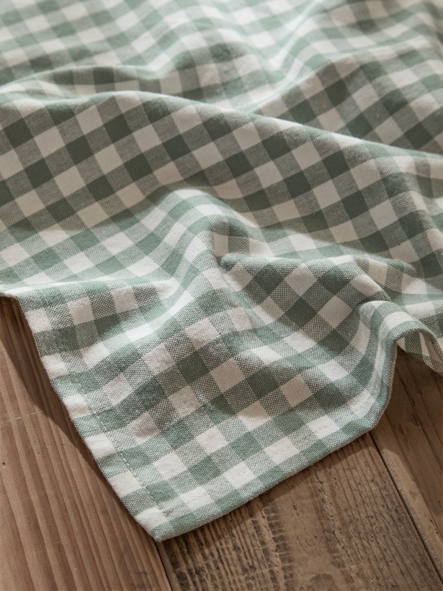 Yard Barton check cotton napkins set of 4 - British product
