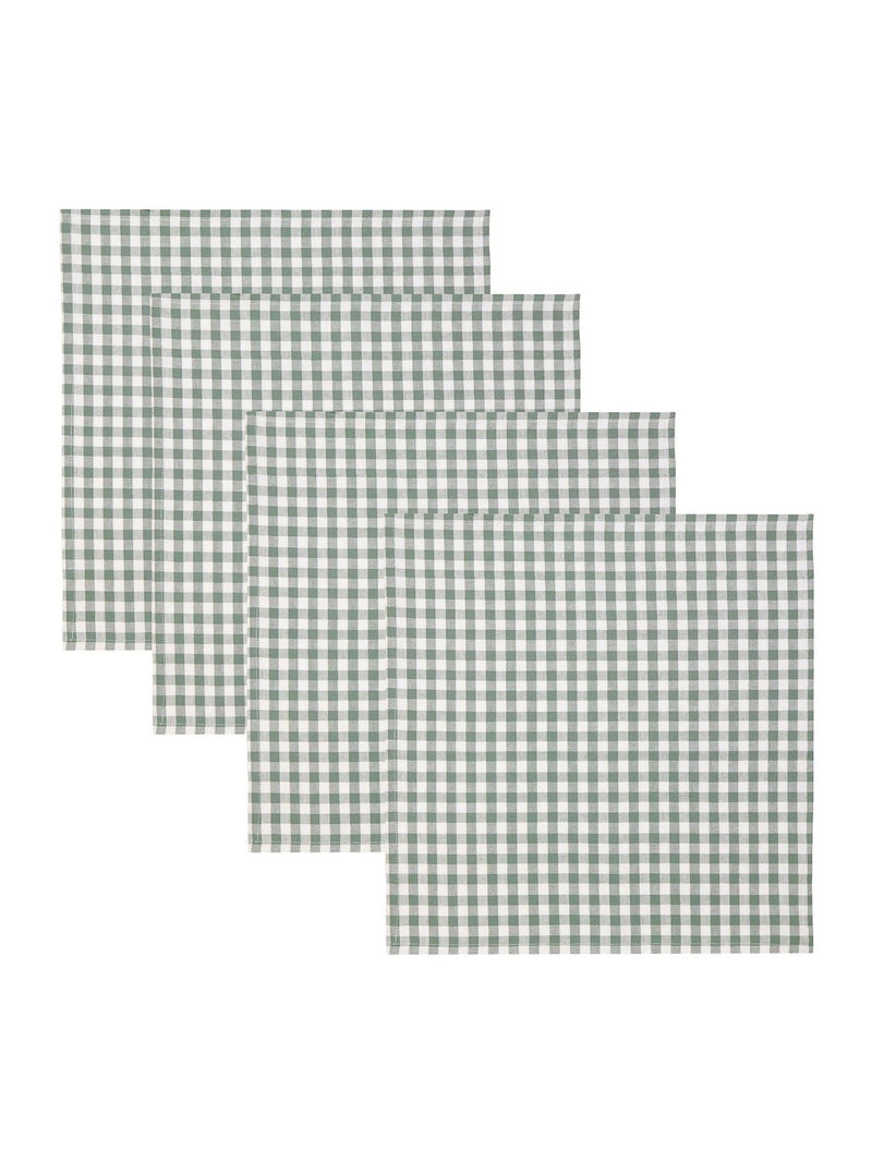 Yard Barton check cotton napkins set of 4 - British product