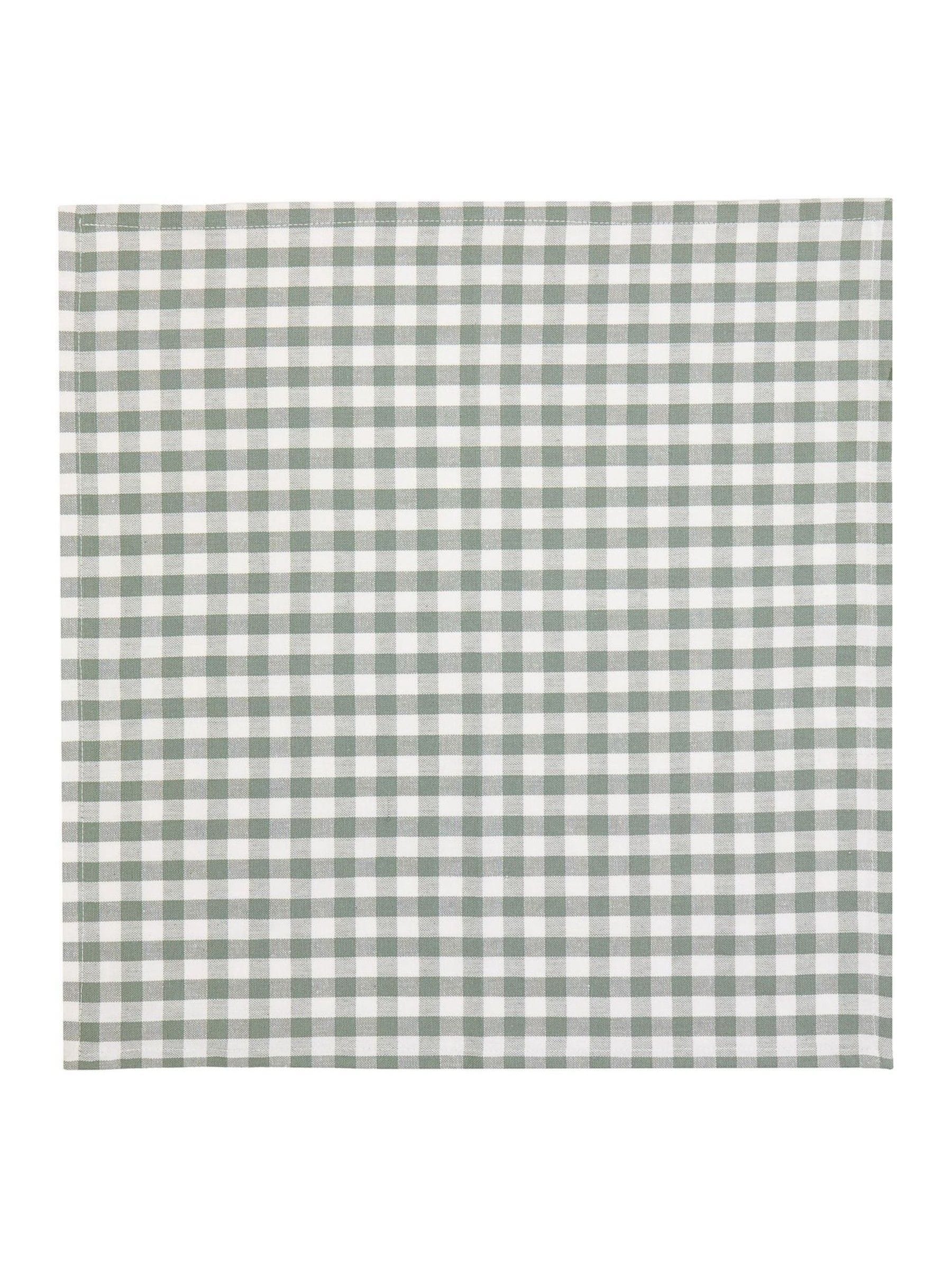Yard Barton check cotton napkins set of 4 - British product