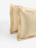 FatFace ochre stripe pillowcase set of 2 (British brand)