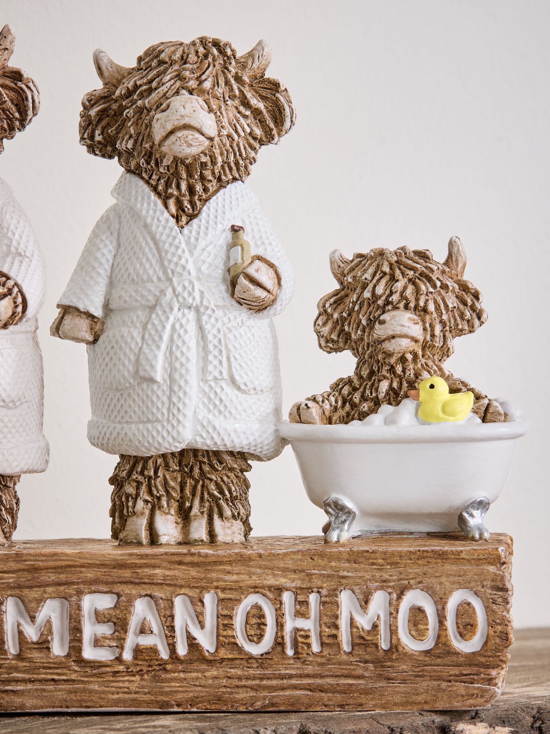 Hamish resin family sign ornament 13cm - British product
