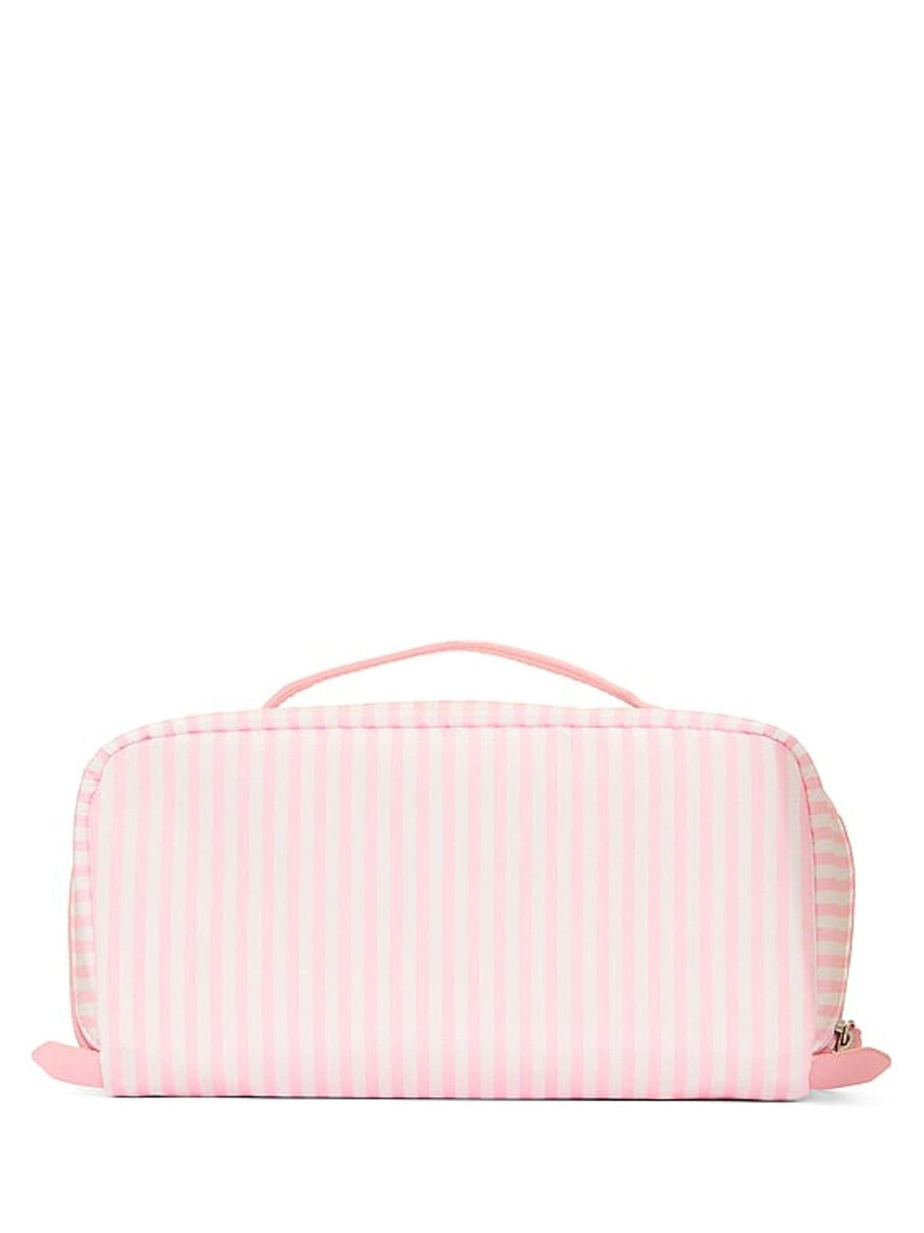 Victoria's Secret embroidered stripe makeup bag set - British product