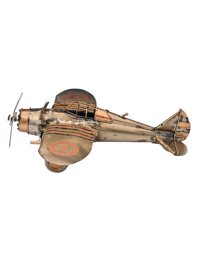 Harvey Makin Bronse Fly Ornament Vintage Luftfart Dekor 21x20x6cm